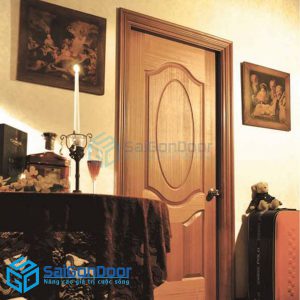 Cửa gỗ HDF Veneer 3A-ASH ĐEN