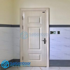 Cửa thép vân gỗ 65