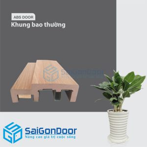 Cửa nhựa ABS Hàn Quốc Khung bao thuong