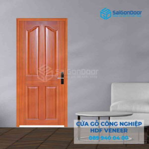 Cửa Gỗ HDF Veneer 4A sapele