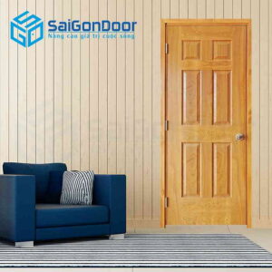 Cửa Gỗ HDF Veneer 6A soi 2
