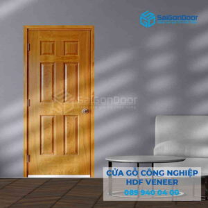 Cửa Gỗ HDF Veneer 6A soi 2