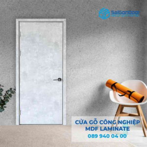 Cửa Gỗ MDF Laminate P1 van kem