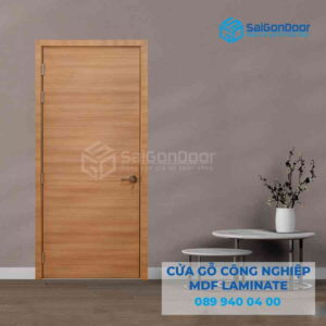 Cửa Gỗ MDF Laminate P1 van ngang 2