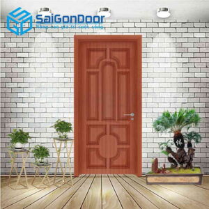 Cửa Nhựa Gỗ Composite 018 teak 2
