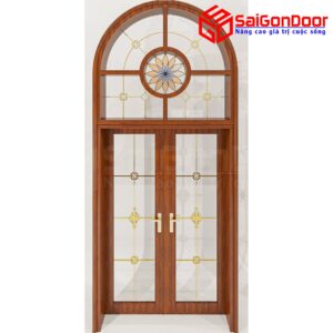 Cửa Nhôm Vân Gỗ SGD-CNVG-52